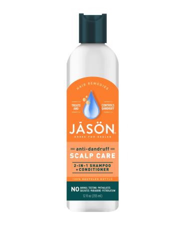 Jason Dandruff Relief Treatment 2-in-1 Shampoo & Conditioner, 12 Oz