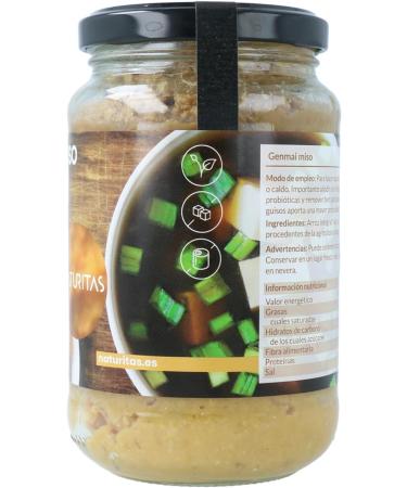  Naturitas Genmai Organic Unpasteurized Miso 380g Naturitas Essentials Japanese Miso Paste Soybean Paste - Buy Online on GoSupps.com