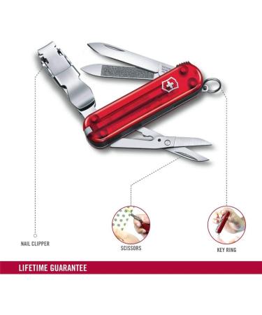 Buy Victorinox Nail Clippers - Standard Red Transparent | International Shipping Available - Buy Online on GoSupps.com