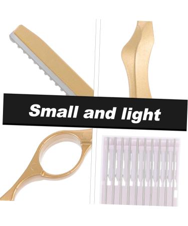 Buy 1 Set Hair Thinning & Cutting Kit - Manual Hair Styling Razor - Golden - Ships Internationally - Buy Online on GoSupps.com