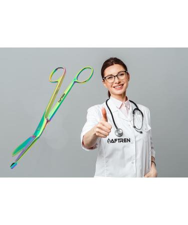 High-Quality 5.5-Inch Graved Care Association Scissors for Veterinary Nurses | Ideal Gifts for Vet Techs | Robust Hospital Trauma Scissors - Buy Online on GoSupps.com