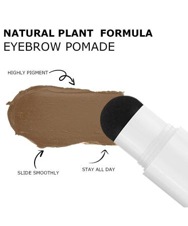 Blonde Eyebrow Stamp and Shaping Kit - Waterproof, Long-Lasting Pomade with Reusable Stencils - Buy Online on GoSupps.com
