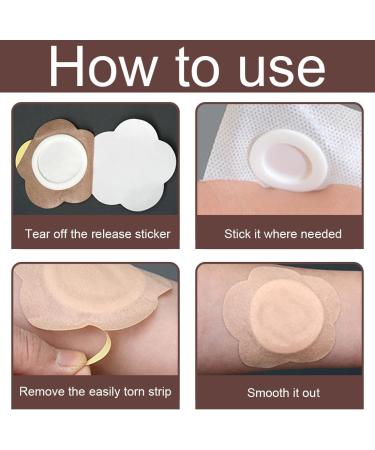 YE2504W1duqi05 50 pieces navel patch breathable and comfortable stay slim especially suitable for sensitive skin colour - Buy Online on GoSupps.com