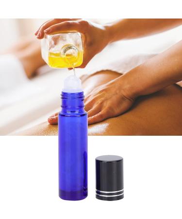 Buy 10ML Clear Glass Roll On Bottles for Essential Oils - Portable with Stainless Steel Balls - Ideal for Travel - Buy Online on GoSupps.com