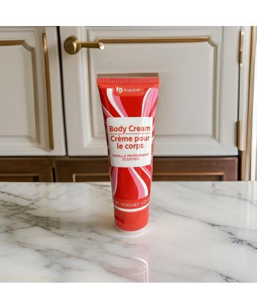 B Pure Body Cream Vanilla Peppermint Scented - 4 oz | Nourishing Moisturizer for All Skin Types | Shop Internationally - Buy Online on GoSupps.com