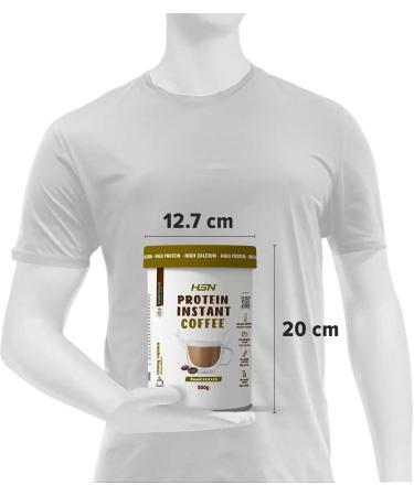  HSN HSN Protein Coffee | Mocha Flavor 500g 14 servings | Instant coffee with whey protein and defatted cocoa no added sugar | 150mg caffeine per serving | Vegetarian and gluten-free - Buy Online on GoSupps.com