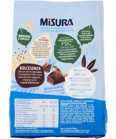  Italian Gourmet E.R. Misura Dolcesenza Pack of 3 chocolate chip cookies no added sugar 290g cookies + 400g Italian Gourmet polpa - Buy Online on GoSupps.com