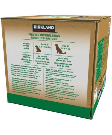 Kirkland Signature Dental Chews Pack of 72 Net Wt 1.9 Kg 1.9 Kilogram - Buy Online on GoSupps.com