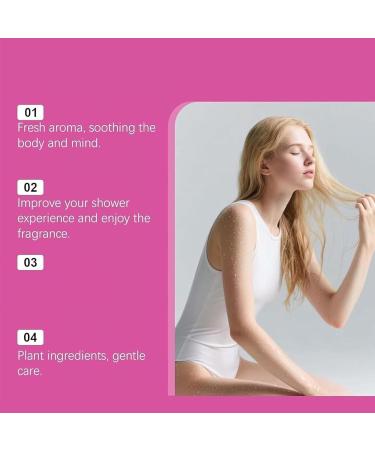 HOUXIANDOU Rose Scented Shower Gel 48 Hour Scent for All Skin Types 2 Flessen - Buy Online on GoSupps.com