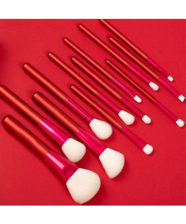 12-Piece Makeup Brush Set | Solid Wood Pearl Handle for Blush & Foundation Brushes - International Shipping Available - Buy Online on GoSupps.com