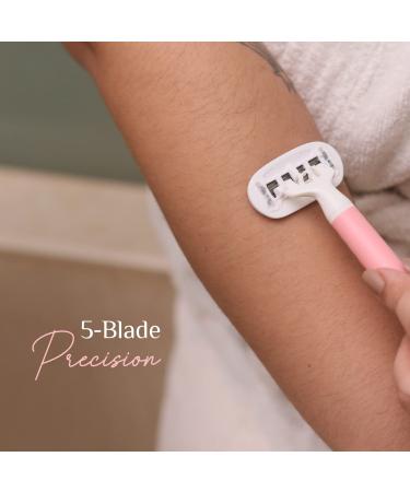 Carmesi Body Razor Swing - Pink Passion | Moisture Band with Aloe Vera & Vitamin E | 2-Way Joint & Unique Diamond Handle for Effortless Shaving - Buy Online on GoSupps.com