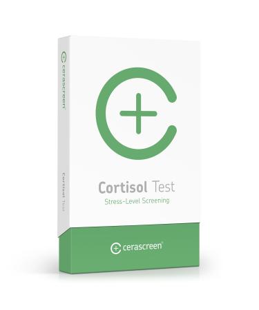 Cortisol test kit from cerascreen-measure cortisol mirror |Stress profile |Hormone pancreatic test for at home with exhaustion permanent stress & sleep disorder |Evaluation in the specialist laboratory