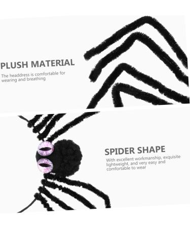 MAGICLULU Spider Headband Black Tiara Festival Headpiece Goth Headbands Unique Hair Decor Spider Headpiece Hair Accessories Ladies Headbands Polyester Make up Apparel Purple 30X23CM Purple - Buy Online on GoSupps.com