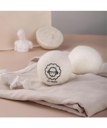 Saddgo 3pcs 7cm Fleece Dry Ball Reusable Wool Dryer Softener Laundry Washing Machine Accessories Home Reduce Wrinkles Wool Dryer Ball - Buy Online on GoSupps.com