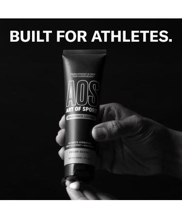 Art of Sport Daily Face Lotion for Men - Ultimate Hydration Non-Greasy & Lightweight with Green Tea Extract & Niacinamide - Paraben Free 4 fl oz - Buy Online on GoSupps.com