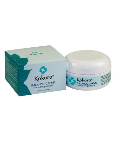 Kokoro Balance Creme 2oz - Natural Bioidentical Progesterone Cream for Menopause Support - Paraben-Free Vegan Formula - Dr. Lee Recommended since 1996 - Buy Online on GoSupps.com