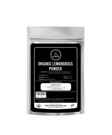 Natrevibe Botanicals Organic Lemongrass Powder, 8 ounces