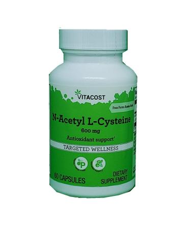 Vitacost N-Acetyl Cysteine (NAC) - 600 mg - 60 Capsules