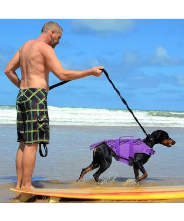 Emust Dog Vest for Swimming & Boating - High Buoyancy Ripstop Life Jacket for Small & Medium Breeds - Purple Mermaid (M) - Buy Online on GoSupps.com