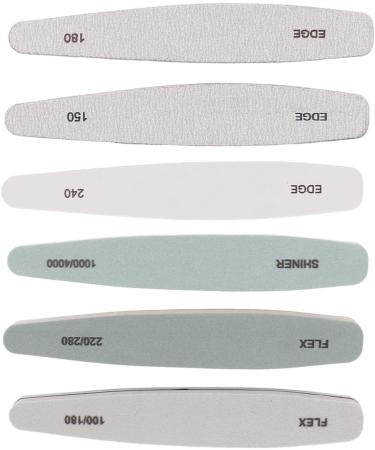 Nail Buffer File Tool Double Sided Curved Nail File for Salon - Buy Online on GoSupps.com