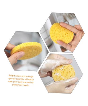 FRCOLOR 60 Pcs Sponge Pulp Bath Sponges - Exfoliating Makeup Remover & Cleansing Sponges for Face Shower & Masks - Compressed Water-Absorbent & Ideal for All Skin Types - Buy Online on GoSupps.com