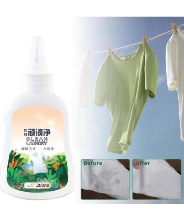 Garment Stubborn Stain Cleaner 200ML Active Enzymes for Clothes Cleaning White Shirt Guardian Stain Remover for Clothes (Color : 2pcs) - Buy Online on GoSupps.com