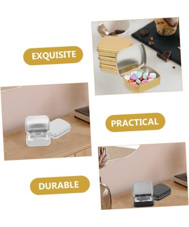 SOESFOUFU 15pcs Mini Tin Box Iron Containers Small Objects Organizer Wedding Candy Tins Cream Case Iron Candy Cans Iron Storage Boxes Small Iron Can Iron Organizer Small Tins with Lids - Buy Online on GoSupps.com