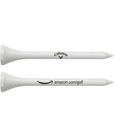 Callaway Wood Golf Tees - Pack of 100 Tees in Red/White/Blue - 3.25 inch - Multiple Colors and Sizes Available - Buy Online on GoSupps.com