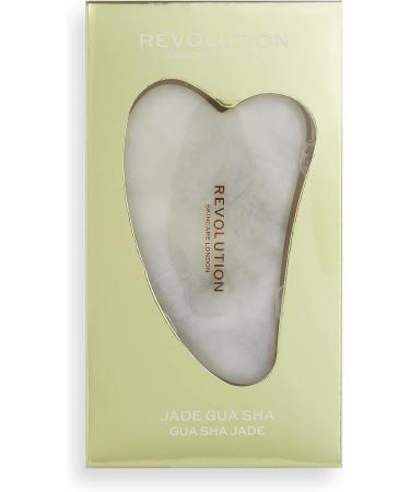 Revolution Skincare London Jade Gua Sha Massager - Face, Neck & Body - 82g - Buy Online on GoSupps.com