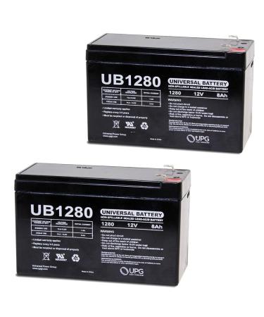 UPG Set of 2 Razor MX350 Dirt Rocket 12 Volt 7.5 AmpH SLA Replacement Batteries