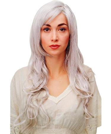 20 Grey/Silver Long Wavy Wig for Costume Party & Cosplay - TRIXES - Buy Online on GoSupps.com