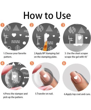 PH Pandahall 3-Piece DIY Nail Stamp Plate Set - Flower & Buddhism Nail Art Templates for Stunning Manicure Designs - Buy Online on GoSupps.com