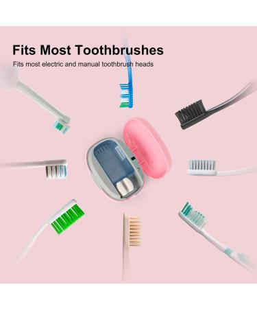 ELMWAY UV Sanitizer Toothbrush Case Portable Mini Toothbrush Holder Rechargeable Toothbrush Cover Sterilizing for Home and Travel Fits All Toothbrushes for Electric and Manual Sterilize S-pink - Buy Online on GoSupps.com
