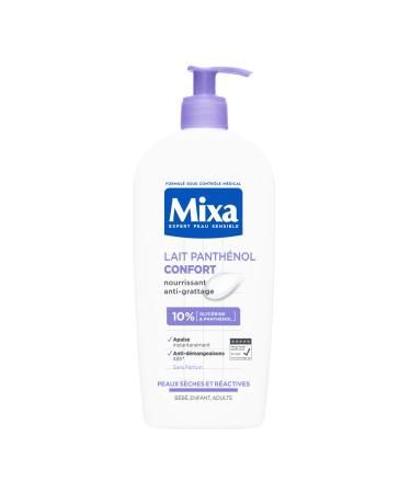 Mixa - Panthenol Comfort Milk - 400 ml - Pack of 6