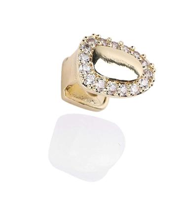 Shop Bling Teeth Accessory - Gold Hip Hop Tooth Decoration for Halloween Party - Buy Online on GoSupps.com