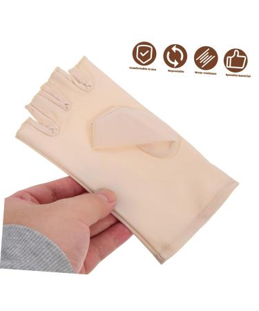 Beavorty 4 Pairs Nail Gloves Uv Gloves for Nails Uv Fingerless Gloves for Driving Uv Protectors Gloves Nail Light Nail Art Gloves Nail Lamp Nail Gel Manicure Light Spandex Miss - Buy Online on GoSupps.com