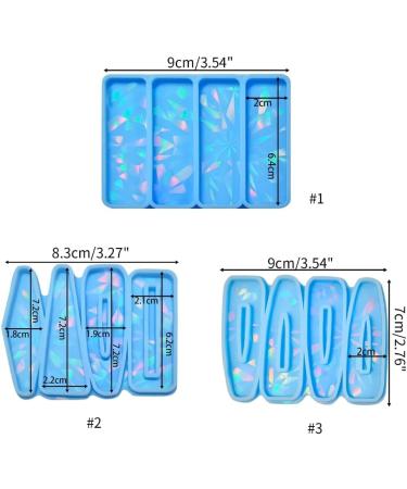 JSGHGDF Hair Barrette Epoxy Resin Molds Silicone Resin Moulds Silicone Jewelry Mould for Hair Clip Hair Barrettes Making - Buy Online on GoSupps.com