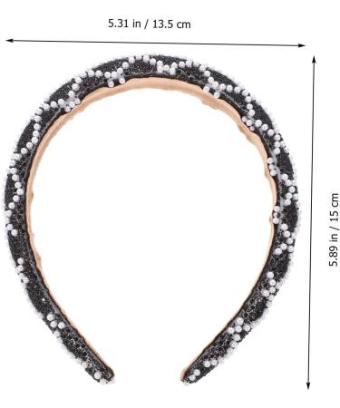 PLAFOPE Rhinestone Headband Womens Hair Bands Dressy Headbands for Women Hair Headbands for Women Head Bands for Hair Women Hair Bands Fashionable Headbands Wide Headbands - Buy Online on GoSupps.com