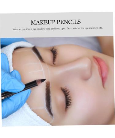 WOONEKY 16 Pcs Makeup Eyebrow Wooden Eyeliner Pencil Long Lasting Eyebrow Pencils Black - Buy Online on GoSupps.com