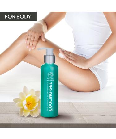 Cooling Gel with Menthol & Stone Pine - Muscle Relaxation Sports Gel for Back Knees Shoulders & Arms - Refresh & Revitalize Your Muscles & Joints - Buy Online on GoSupps.com