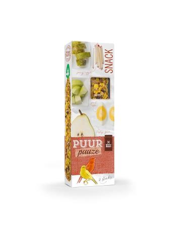 Witte Molen Puur Pauze Samsticks Canarios |60 g |Gourmet seed sticks with fruits & egg |Richly covered with delicious ingredientsBaked 3 times in the oven