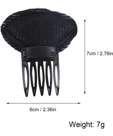 Invisible Hair Clip | Sponge Clip Front Hair Base Sponge Clip Front Hair Base Puff Hair Head Cushion Increase Hair Pad Comb Bump up Volume Hair Base for Hairstyle Tools Accessories Lencyh Black - Buy Online on GoSupps.com