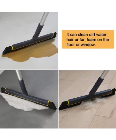 Yocada 51-inch Floor Squeegee Broom for Shower, Bathroom, Kitchen - Anti-Static Household Cleaning Tool with Adjustable Handle - Buy Online on GoSupps.com
