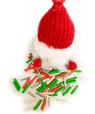A Pinch Of...- Twinkle Christmas Macaroni Rods -25g. Red White Green and Silver perfect Christmas sprinkles for your festive cakes and bakes. Just enough for a single bake. - Buy Online on GoSupps.com