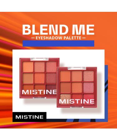 Mistine Nude Eyeshadow Palette - Long Lasting Blendable & Waterproof Vegan Neutral Shades - Buy Online on GoSupps.com