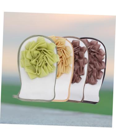 Buy NOLITOY 2-in-1 Bath Scrub Towel Mitt & Exfoliating Gloves | Spa Quality Shower Mittens | Ideal for Exfoliation & Makeup Cleaning | International Shipping Available - Buy Online on GoSupps.com