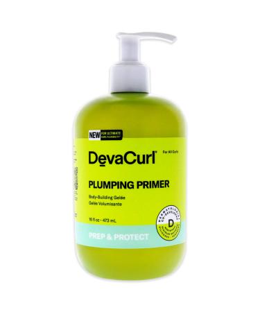 DevaCurl Plumping Primer Body-Building Gele, Cozy Getaway 16 Ounce