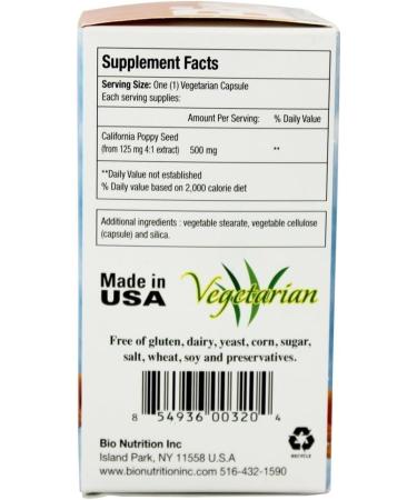 California Poppy: Natural Pain Relief Supplement - 100% Organic | [Brand Name] - Buy Online on GoSupps.com