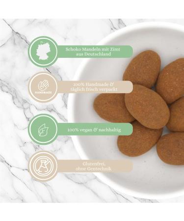  1001 Frucht 1001 Fruit - Delicious cinnamon chocolate apples 1 kg new harvest 2025 best chocolate nuts chocolate-covered almonds chocolate-covered almonds and almonds - Buy Online on GoSupps.com