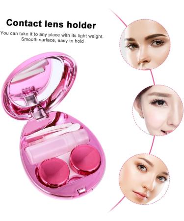 Buy HomsfoU 3-Pc Osterei Glasses Case Set - Travel-Friendly Durable ABS with Tweezers & Lens Holder - Buy Online on GoSupps.com